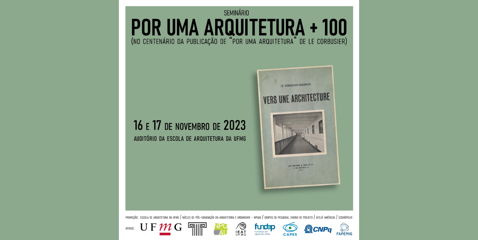 Seminário Por uma arquitetura + 100
